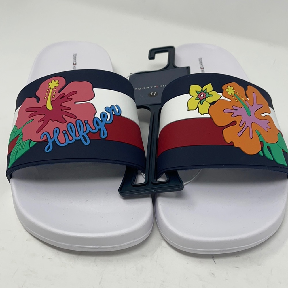 Men’s Tommy Hilfiger size 11 slides sandals derek